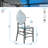 Techni Home Stackable Ghost Style Clear Acrylic Event Chairs – Set of 4-103396229