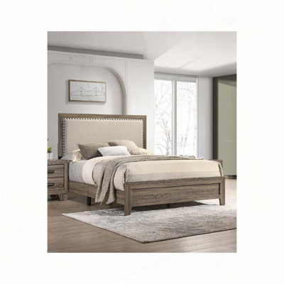 Upholstered Bed Tufted Nailhead Trim