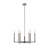 Chandelier  - 6-Light Configuration Contemporary Candelabra Styled