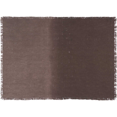 Mina Victory Hand Woven Throw Blanket In Charcoal