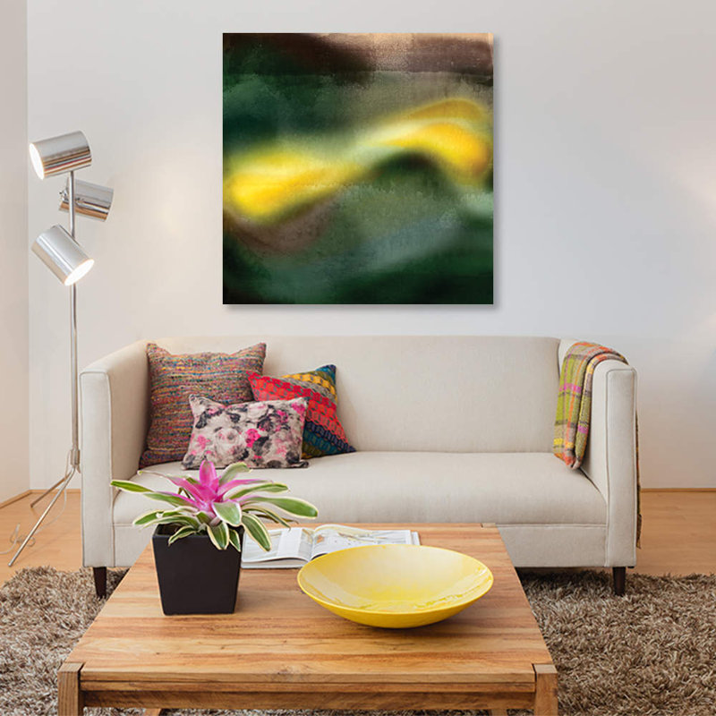 « woosh ii », impression sur toile, H 18 po x l 18 po x P 1,5 po, Pas de tapis, Toile tendue