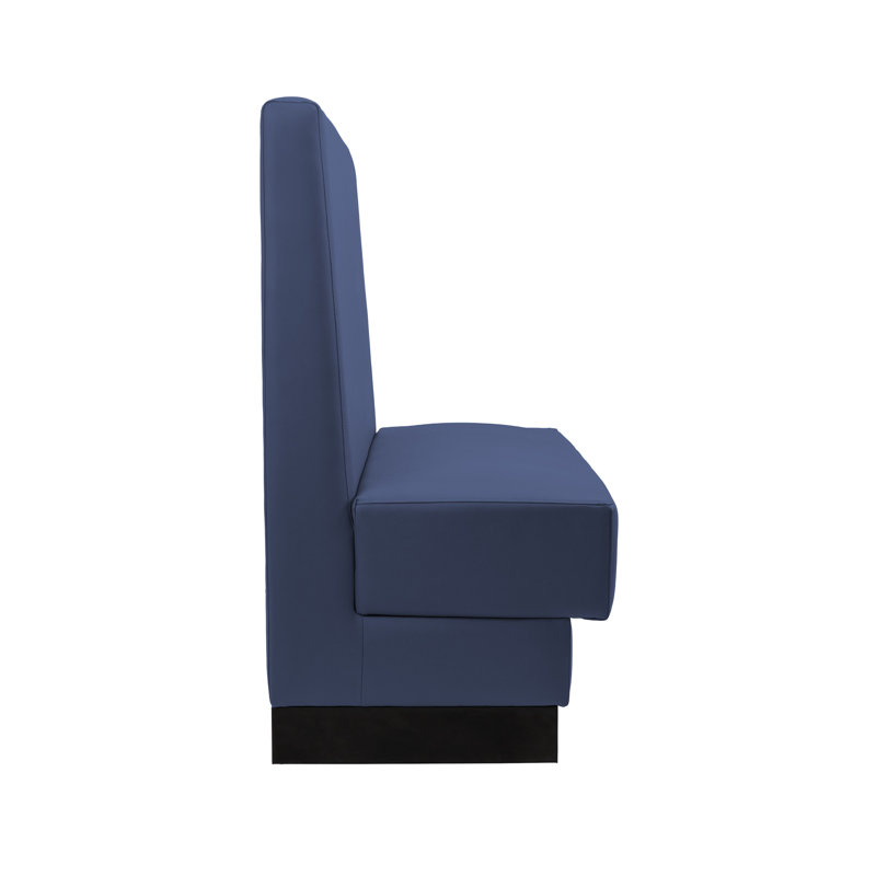 Banquette de restaurant simple face - Bleu marine, Marine