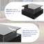 Deallen Block Coffee Table with Storage-1445789610