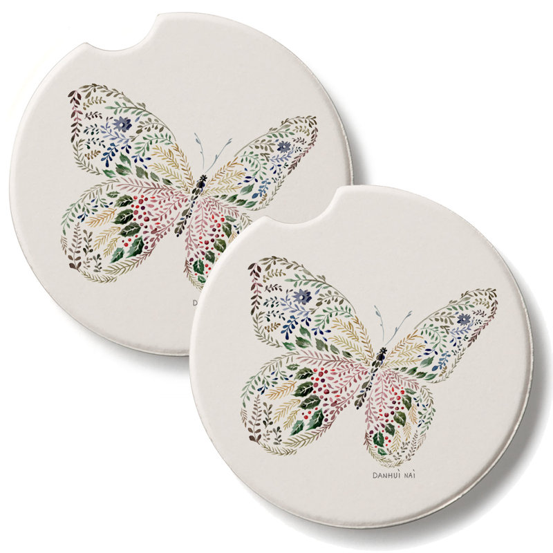 Paquet de 2 sous-verres Nature
