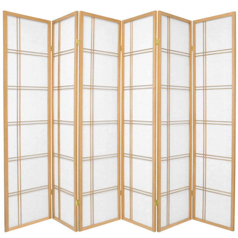 Cloison en papier de riz pliable Keitez, Naturel, 6