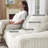 Boneless Modern Spacious Upholstered Corduroy Modular Sectional Sofa With 2 Pillows-636216249