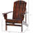 Patio Lawn Wooden Chair - Weather , Cup Holder, Brown, For Deck, Garden, Backyard, Fire Pit Ideal Patio, Lawn, Backyard Reliability