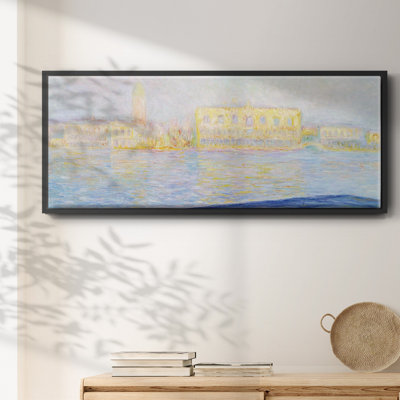 The Doges' Palace Seen from San Giorgio Maggiore, 1908 01 - Framed Canvas