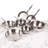 BergHOFF Essentials Belly Shape 12 Piece 18/10 Stainless Steel Cookware Set with Metal Lids