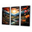«Yellow Enchanted Meadows Fantasy IV - Art abstrait paysage mural»-739222755-739222765