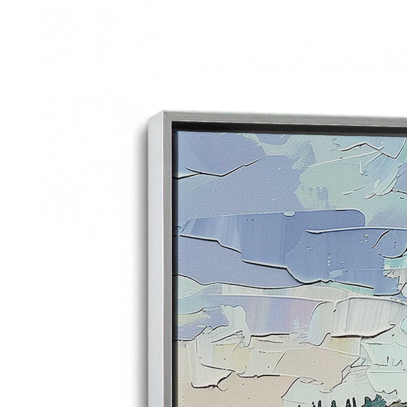Impression sur toile Tuscan Amore, 8 po x 12 po, Cadre flottant en chrome poli