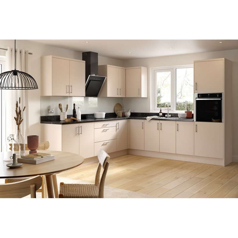 KitchenKit Flatpack Slab Matt Sample 570X396, Cashmere