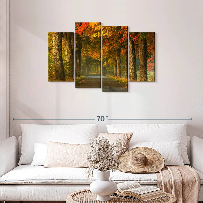 Alvord Polish Autumn Road, 27" H x 43" W