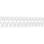 Garniture de couloir en PVC de qualité architecturale H 8 po x P 5/8 po x L 48 po-37808025