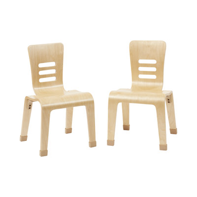ECR4Kids Bentwood Chair, 14in Seat Height, 2-Pack