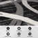 Arnaldur Geometric Black/Gray/White Area Rug