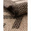 Tapis brun en polypropylène tissé à la machine Thanos-88090009