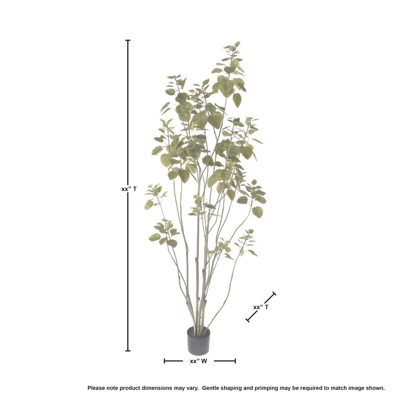 72'' Faux SMOKE TREE Tree in Pot