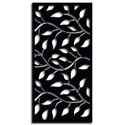 Galvanized Powder Coated Steel Leaf Decorative Panel by OUTDECO