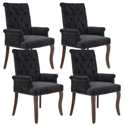 Fauteuils de salle à manger rembourrés Elegant
