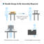 Adjustable Standing Desk Converter