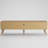 Juback 71'' Wide Mid-Century Modern TV Stand for TVs up to 80'', Entertainment Center with Cable Management, Walnut Wood Finish-437107713
