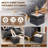 Oversized Chaise Lounge Chair, with Ottoman And Pillow, Loveseats, Bean Bag Chair-13218741