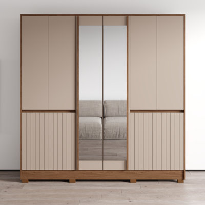 Armoire Alaska 85 "avec tablettes réglables, tringle