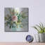 Art mural en métal «Sage And Peach Flowers 2» par Danhui Nai-124845658
