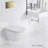 St. Tropez Wall-Hung Toilet Bundle 0.8/1.6 GPF Dual Flush With Flush Plate-108927942