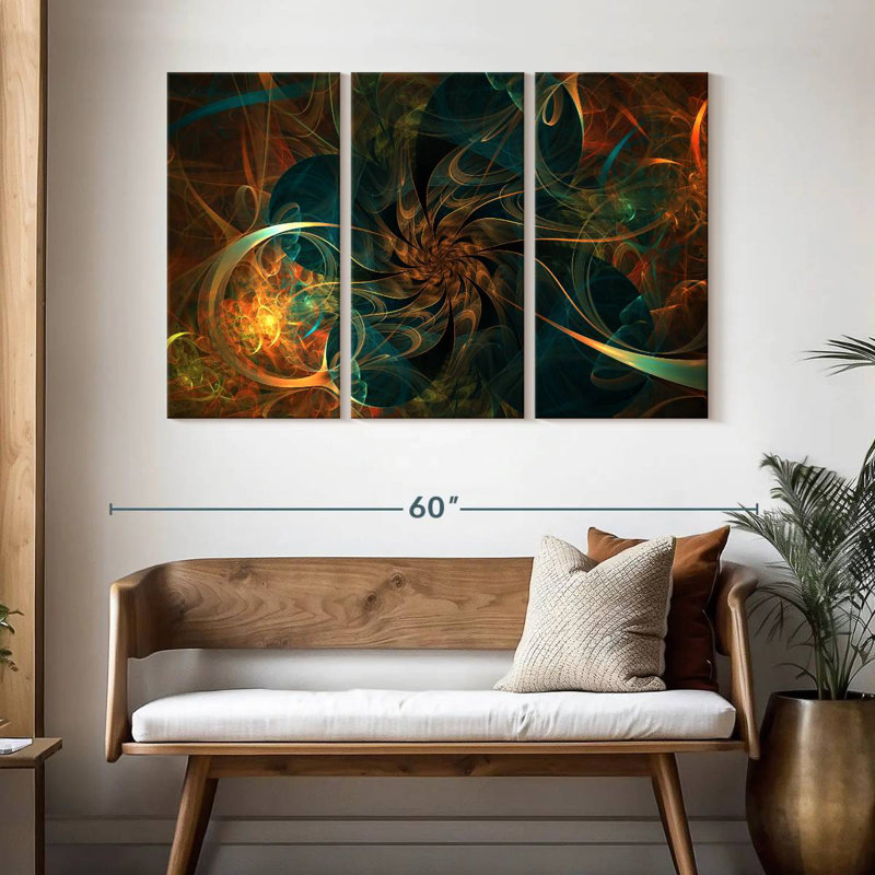 Kaléidoscope de lumières Avery, H 32 po x l 50 po