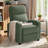 Manual Recliner, Comfortable Corduroy Recliner with Upholstered Back and Seat Cushion-2086262341