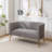 Cristen Upholstered Velvet Loveseat-2109687115