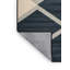Tapis gris à carreaux lavable à la machine-924677038