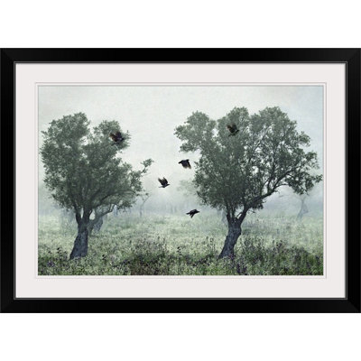 Reproduction de photo de Straub «Crows in the Mist» par S. Amer