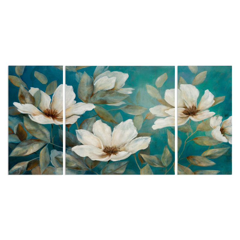 « the shade of blue », reproduction d’image multi-pièces de première qualité sur toile, H 24 po x l 48 po x P 1,5 po