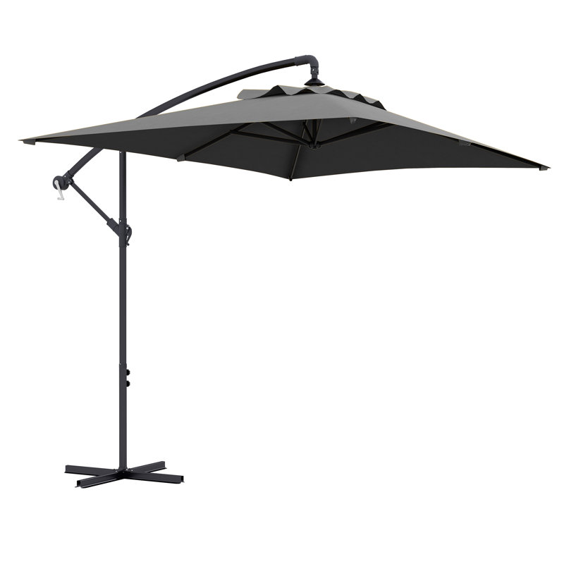 294cm Cantilever Parasol, Grey