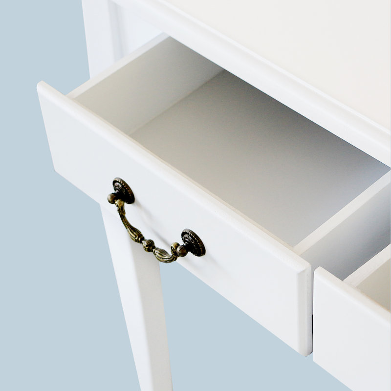 Ensemble de meuble-lavabo 4 tiroirs avec miroir en bois Kistler