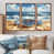 Brown Floater Framed Canvas
