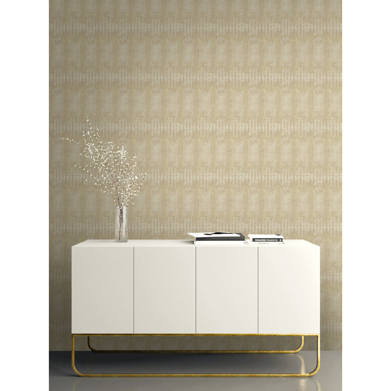 Alexio Geometric Double Roll, Beige