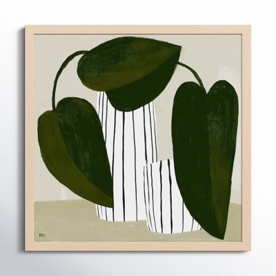 Juba "Striped Vases" Painting
