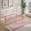 Structure de lit de jour simple avec lit gigogne, lit simple avec tête de lit élégante-790719688