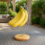Support à banane pour comptoir de cuisine, cintre de banane chromé avec crochet, accessoire de panier de fruits, bananier suspendu, support de banane de comptoir