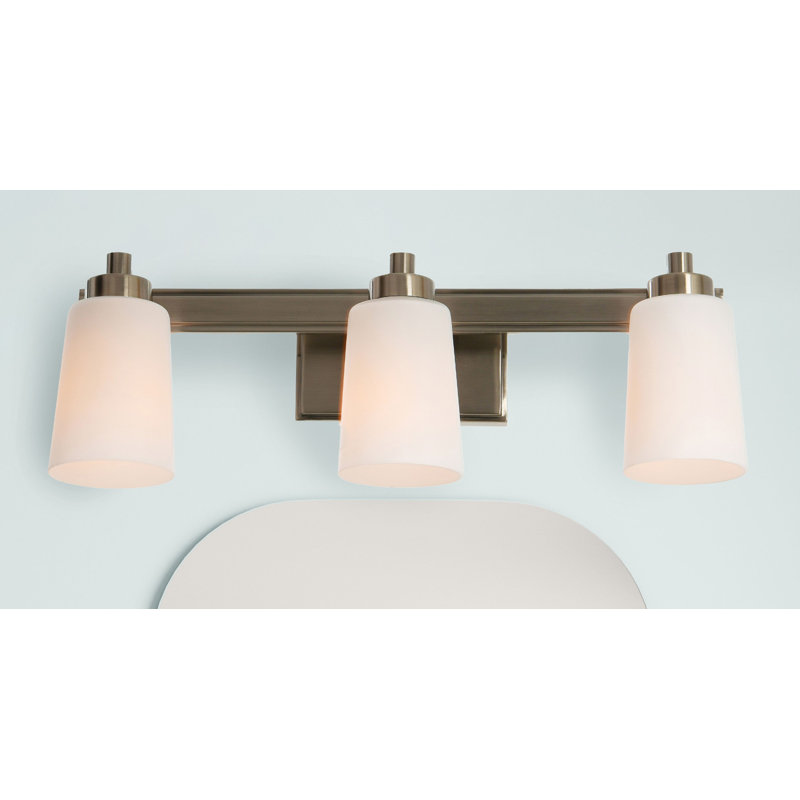 3 - Light LED Vanity Light, Silver