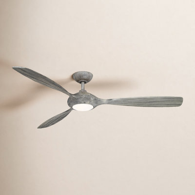 Kurt 60'' 3 Blade Ceiling Fan with LED Light Kit