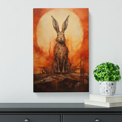 Rabbit Contemporary - Wrapped Canvas