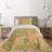 Traditional Polyester Paisley Coverlet