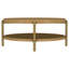 Table basse ronde avec plateau de rangement Benson