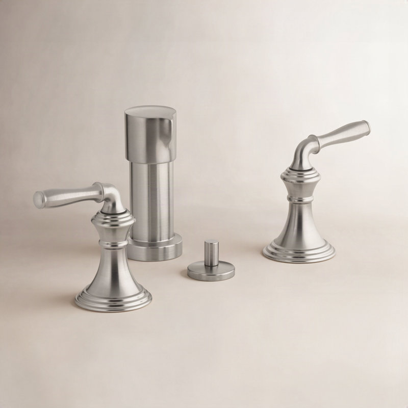 Devonshire Vertical Spray Bidet Faucet, Vibrant Brushed Nickel