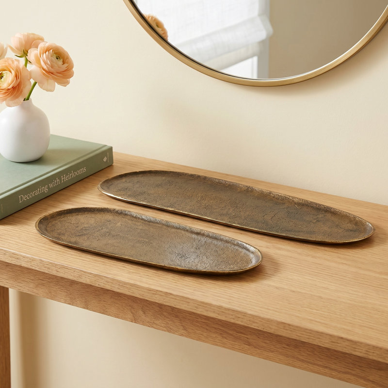 Priah Aluminum Tray - Set of 2